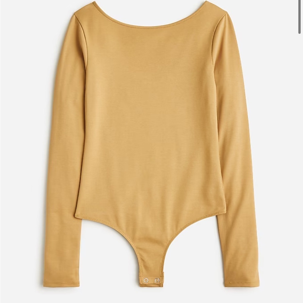 J CREW SCOOPBACK BODYSUIT- XXS NWOT